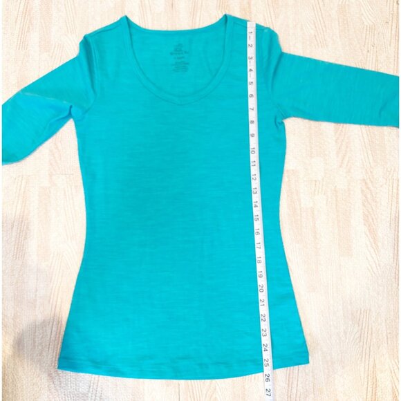 WOOLX Layla Merino Wool Long Sleeve Tee Size XS - Picture 5 of 5